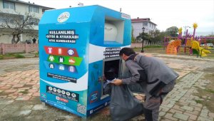 Kullanılmış giysiler çöpe değil kumbaraya