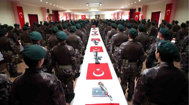 Merzifon'da yeni mezun özel harekatçılar yemin etti