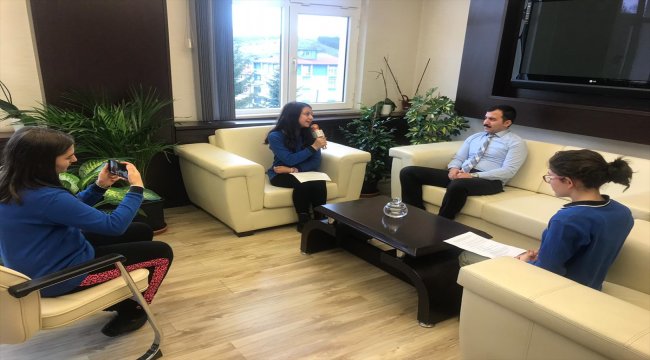 Öğrencilerden Kaymakam Koşal'a ziyaret