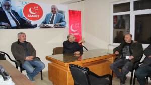 Saadet Partisi Havza İlçe Yönetimi toplandı