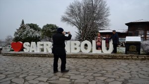 Safranbolu beyaz gelinliğini giydi