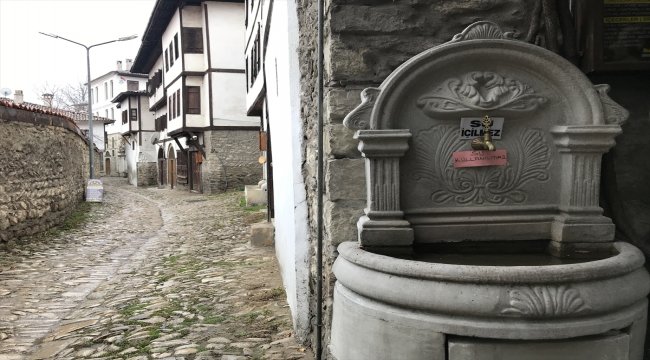 Tarihi çeşmelerin restorasyonu durduruldu