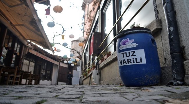 Tarihi kente "tuz varilleri"