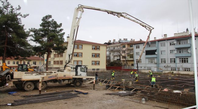 Taşova'da Halk Eğitimi Merkezi temel atma töreni