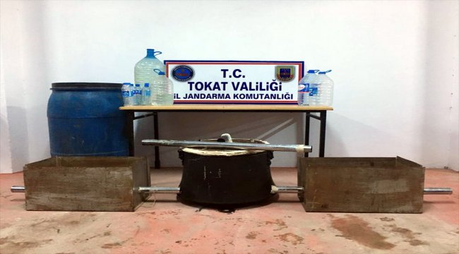 Tokat'ta sahte içki operasyonu