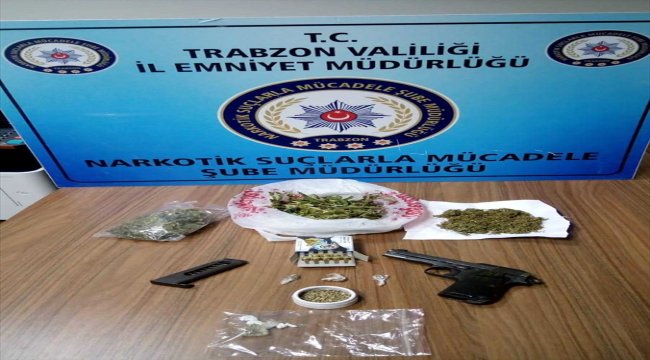 Trabzon'da uyuşturucu operasyonu: 3 gözaltı