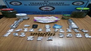 Trabzon'da uyuşturucu zanlıları yakalındı