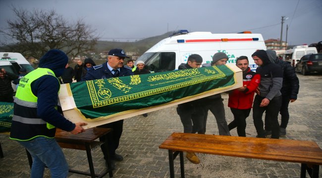 Yangında ölen 3 çocuk son yolculuğa uğurlandı