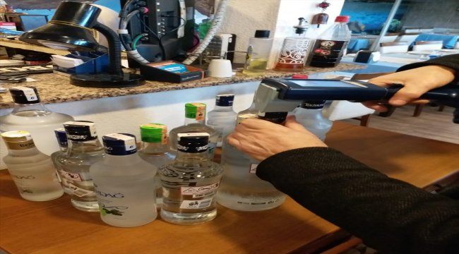 Zonguldak'ta kaçak ve sahte içki operasyonu