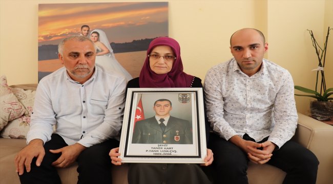 Afrin şehidinin babaevinde hüzün ve gurur bir arada yaşanıyor