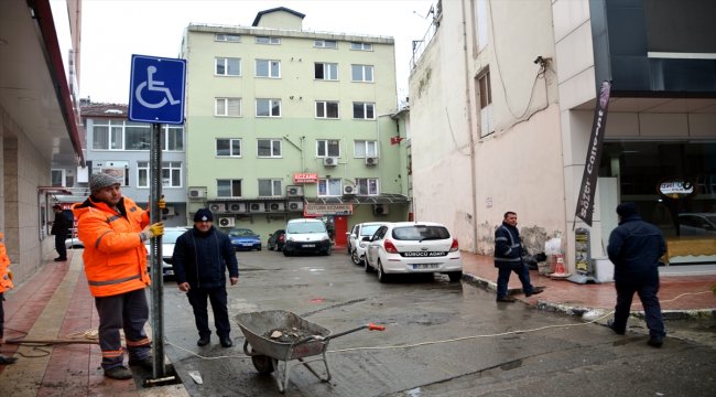 Alaplı'ya engelli park yerleri