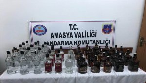 Amasya'da kaçak içki operasyonu