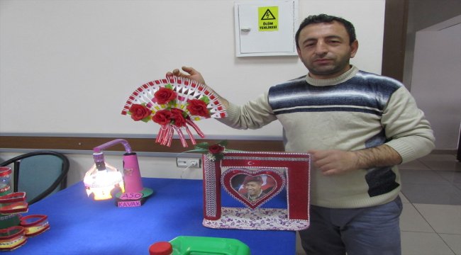 Atıklar hediyelik eşyaya dönüşüyor
