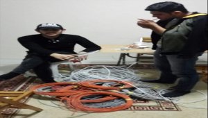 Bartın'da inşaat ve parklardan kablo hırsızlığı