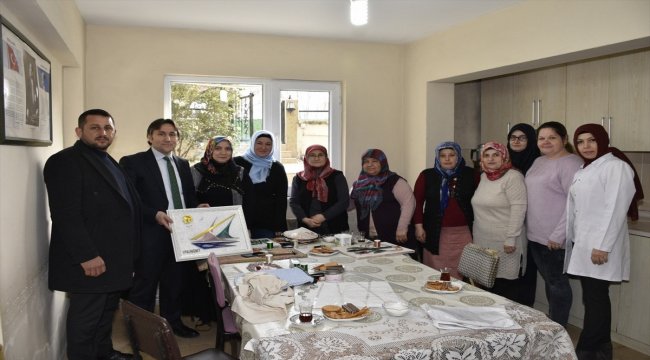 Başkan Kıyma'dan kurs ziyareti