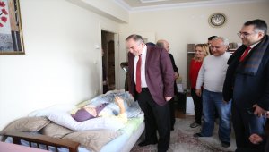 Başkan Yılmaz'dan hasta ziyaretleri