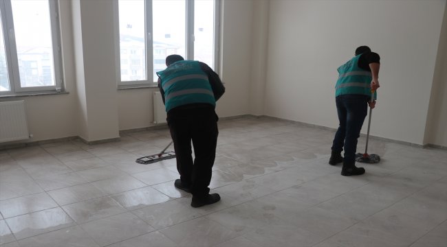 Bolu'da okulların bakımı hükümlülerden