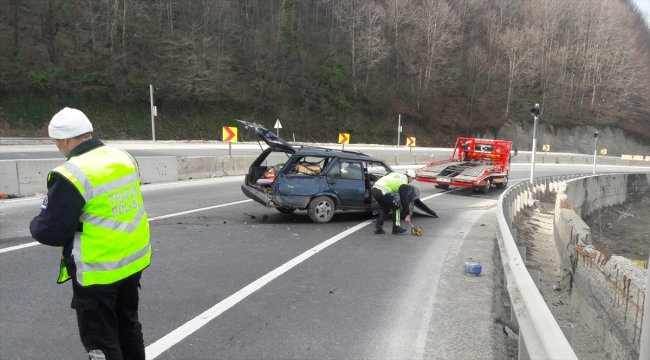 Bolu Dağı'nda trafik kazası: 2 yaralı