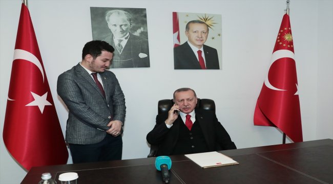 Cumhurbaşkanı Erdoğan, bir genç için kız istedi