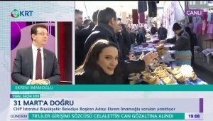 Ekrem İmamoğlu KRT TV'de Ülkü Çoban ve Gökhan Gülbasar'ın sorularını yanıtladı