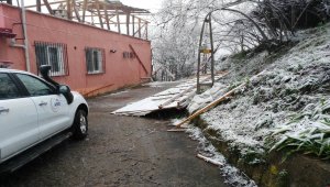 Giresun'daki etkili fırtına