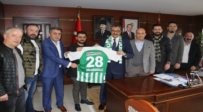 Giresunspor yönetiminden il protokolüne ziyaret