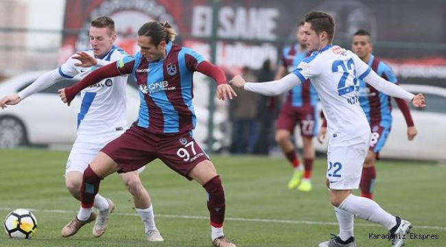 Hazırlık maçında Trabzonspor, MTK Budapeşte'ye 2 - 0 yenildi