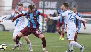 Hazırlık maçında Trabzonspor, MTK Budapeşte'ye 2 - 0 yenildi