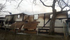 Karabük'te cami yangını