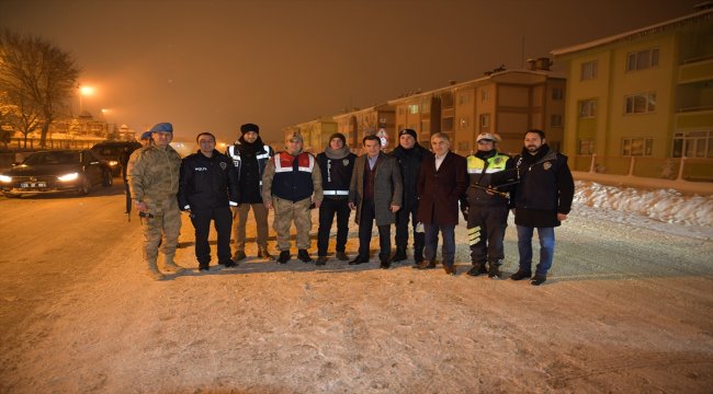 Kaymakam Tengir'in yeni yıl ziyaretleri