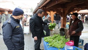 Kaymakamdan halk pazarına ziyaret