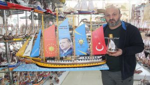 Kotra maketini Cumhurbaşkanı Erdoğan'a hediye etmek istiyor