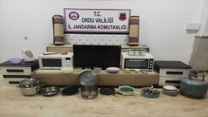 Ordu'da bağ evi hırsızları yakalandı