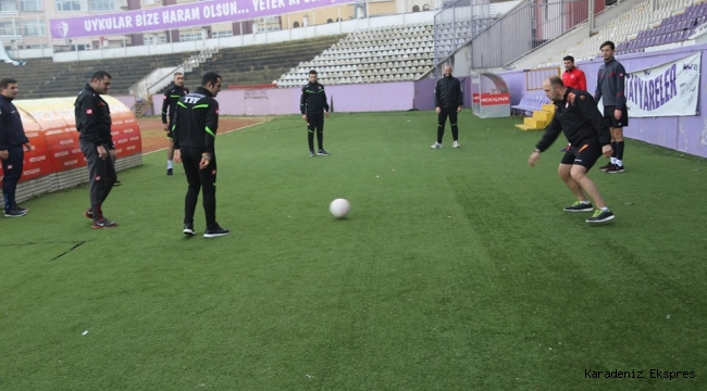 Ordu'da Futbol Hakemleri Atletik Testten Ter Dökerek Başarıyla Geçti