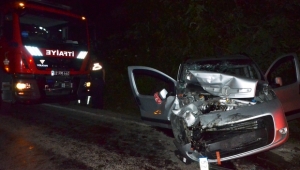 Ordu'da otomobil ile hafif ticari araç çarpıştı: 2 yaralı