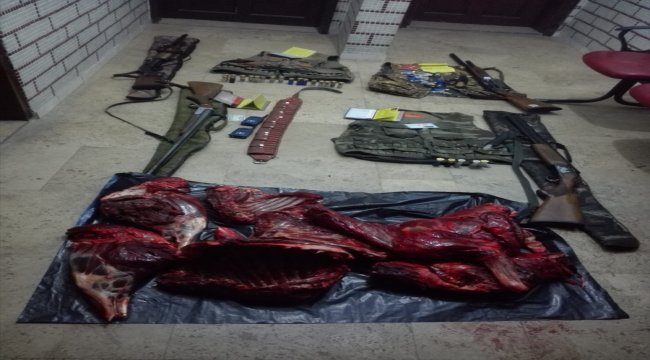 Sinop'ta kaçak avcılara 13 bin lira para cezası