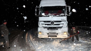 Tokat-Sivas kara yolunda ulaşımda aksama