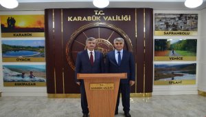Vali Bektaş'tan Karabük Valisi Gürel'e ziyaret