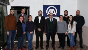 Vali Ustaoğlu'ndan AA Trabzon Bölge Müdürlüğüne ziyaret