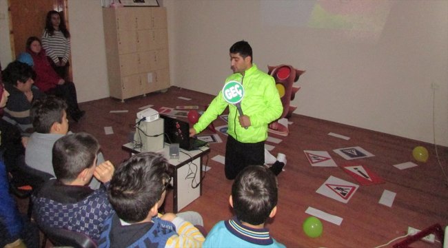 Vezirköprü'de "özel" öğrencilere özel trafik eğitimi