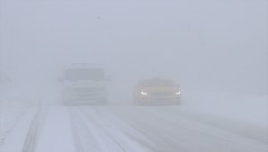 Zonguldak'ta kar yağışı ve sis