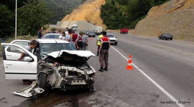 Zonguldak'ta trafik kazası: 5 yaralı