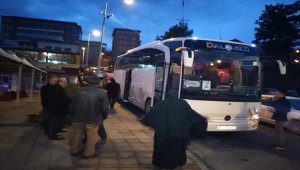 Zonguldak'ta, umre kafilesi uğurlandı