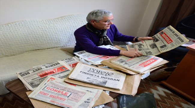 46 yıllık gazete arşivini gelecek nesiller için saklıyor