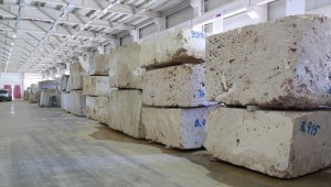 Bayburt'ta işlenen taş 4 kıtaya ihraç ediliyor