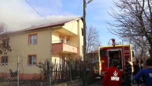 Bolu'da ev yangını