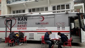 Doğankent'te kan bağışı kampanyası düzenlendi