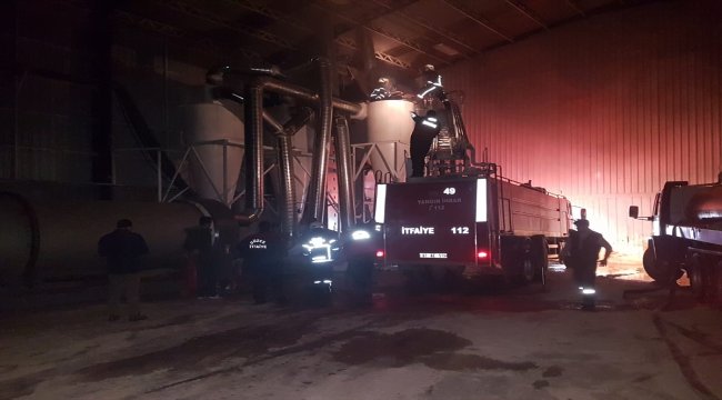Düzce'de fabrika yangını