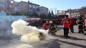 Ereğli'de yangın ve kurtarma tatbikatı