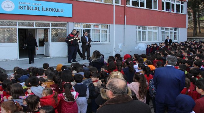Havza'da yangın tatbikatı